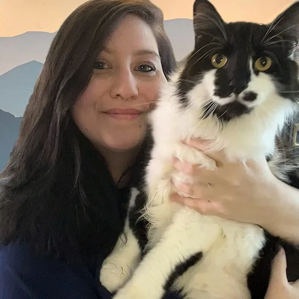 Emily With Cat